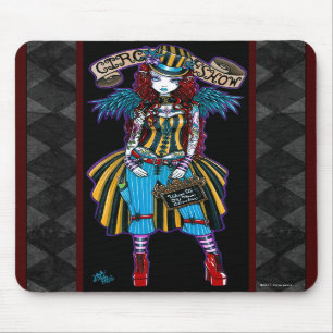 Tapis De Souris Numéro de cirque Mousepad de tatouage de cirque de