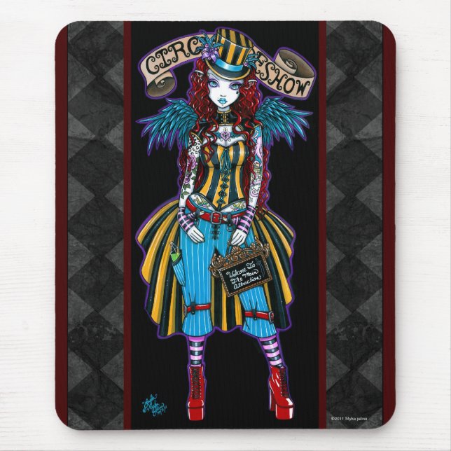 Tapis De Souris Numéro de cirque Mousepad de tatouage de cirque de (Devant)
