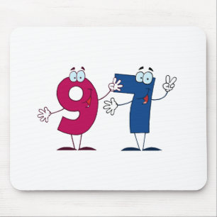 Tapis De Souris Numéro heureux 97