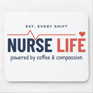Tapis de souris Nurse Life - Cadeau de bureau amus
