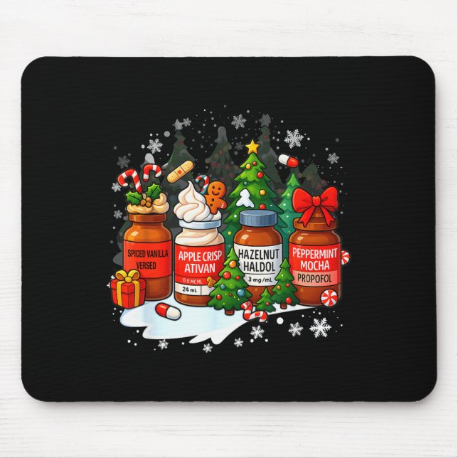 Tapis De Souris Nurse Medical Profol Ativan Haldo Christmas Health (Devant)