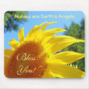 Tapis De Souris Nurses are Earth's Angels mousepads Bless You