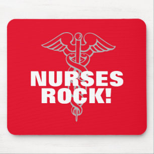 Tapis De Souris NURSES ROCK mousepad   nursing week day gift idea
