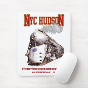 Tapis De Souris NYC Dreyfuss Locomotive Hudson. 20th Century Limit