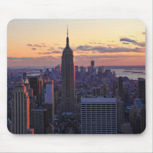 Tapis De Souris NYC Skyline juste avant le coucher du soleil