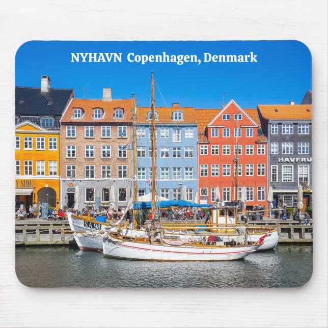Tapis De Souris Nyhavn Copenhagen Danemark (Devant)