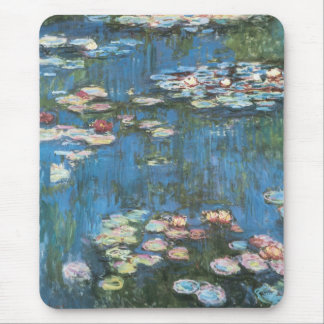Tapis De Souris Nymphéas par Claude Monet, Impressionnisme Vintage