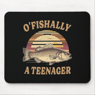 Tapis De Souris Ô poissonnerie Un adolescent 13e anniversaire drôl