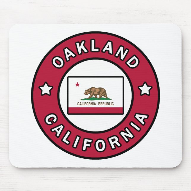 Tapis De Souris Oakland Californie (Devant)