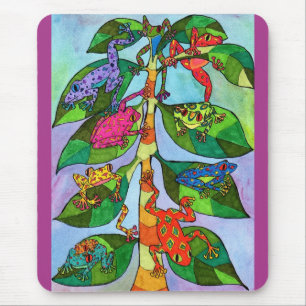 Tapis De Souris Oaxacan Frog Tree of Life