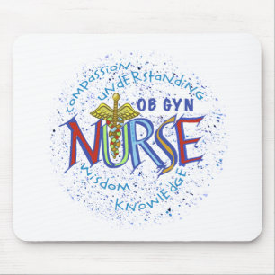 Tapis De Souris Ob Gyn Nurse Moto
