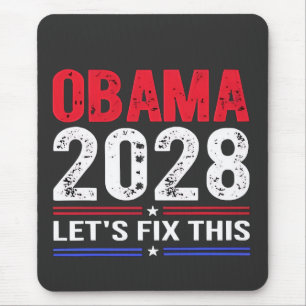 Tapis De Souris Obama 2028 Réparons cette élection démocratique US