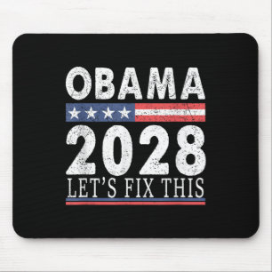 Tapis De Souris Obama Patriotique Vintage rétrograde 2028 Prote po