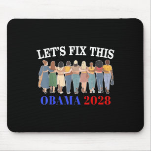 Tapis De Souris Obama Patriotique Vintage rétrograde 2028 Prote po