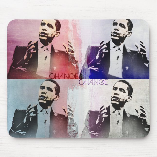 Tapis De Souris Obama_popArt2 (Devant)