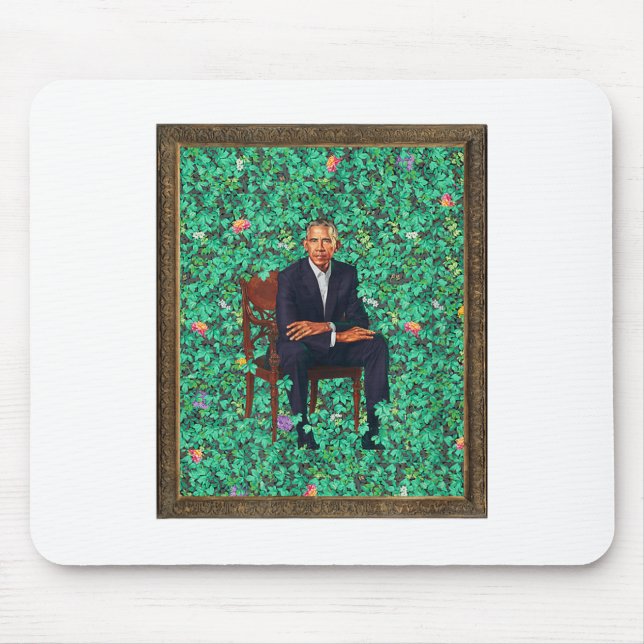 Tapis De Souris Obama Portrait Tee _1 (Devant)