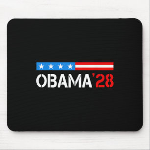 Tapis De Souris Obama Retro drapeau Vintage patriotique 2028 Polit