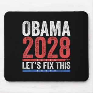 Tapis De Souris Obama Vintage rétro patriotique 2028