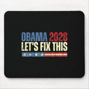 Tapis De Souris Obama Vintage rétro patriotique 2028