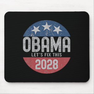 Tapis De Souris Obama Vintage rétro patriotique 2028