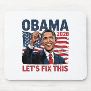 Tapis De Souris Obama Vintage rétro patriotique 2028