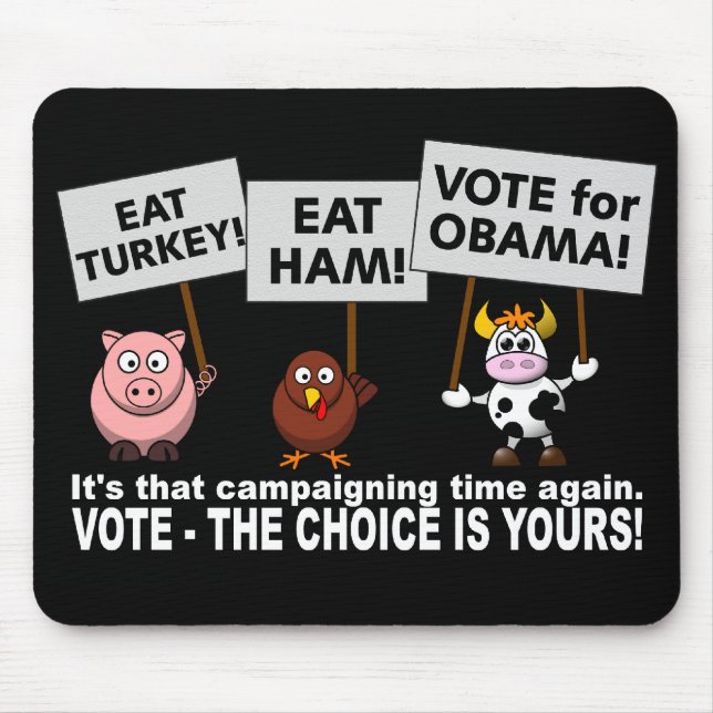 Tapis De Souris Obama Vote mousepad (Devant)