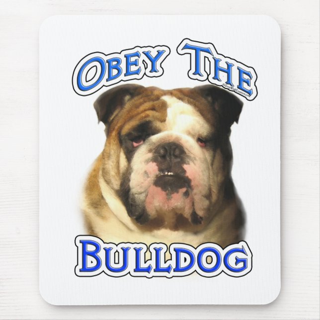 Tapis De Souris Obey the Bulldog (Devant)