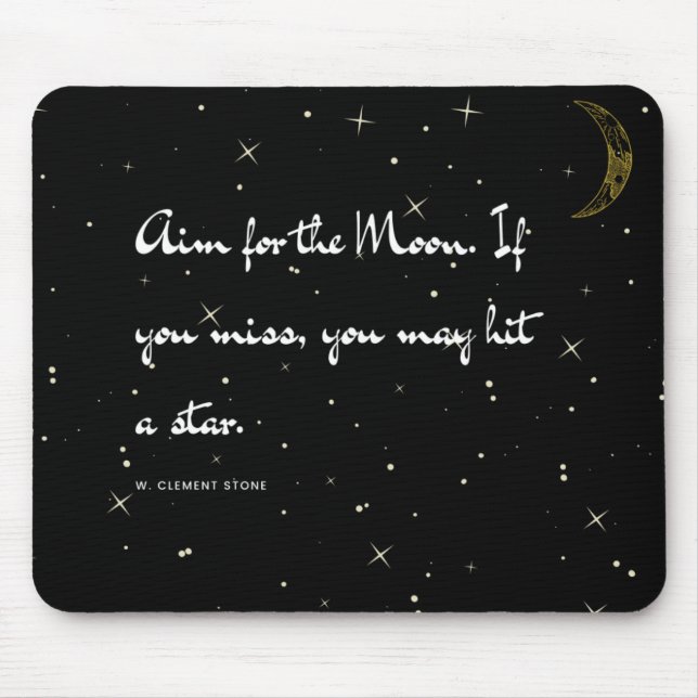 Tapis De Souris Objectif de la Lune (Devant)