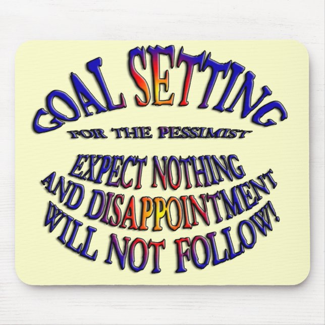 Tapis De Souris Objectif : Rien à attendre (Devant)