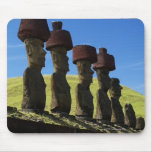 Tapis De Souris Objets façonnés de Rapa Nui, île de Pâques