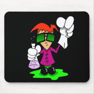 Tapis De Souris Obscurité folle de scientifique de Lil