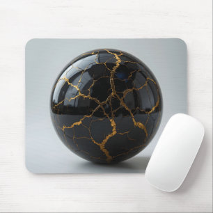 Tapis De Souris Obsidian Sphere Kintsugi