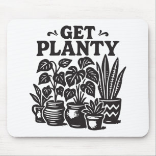 Tapis De Souris Obtenez des plantes d'intérieur Planty drôles amat