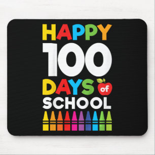 Tapis De Souris Obtenez Vos Garçons Crayon Filles Enfants 100 Jour