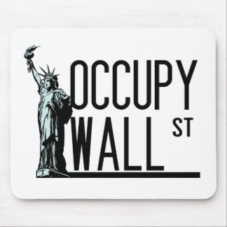 Tapis De Souris Occupez Wall Street - statue de la liberté