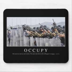Tapis De Souris Occupy : Citation inspirante