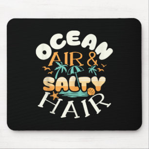 Tapis De Souris Ocean Air Amp Salty Hair Beach Vacances d'été Fu