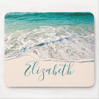 Tapis De Souris Ocean Beach Shore pour ajouter votre nom