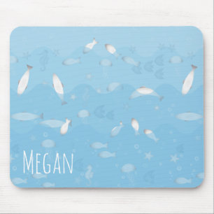 Tapis de souris Océan Bleu