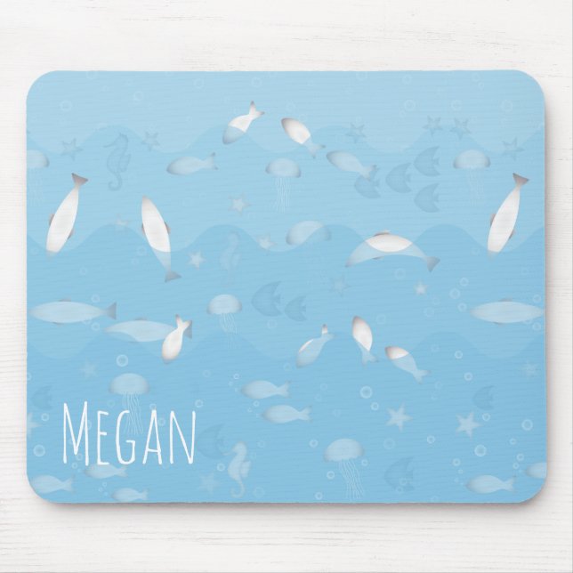 Tapis de souris Océan Bleu (Devant)