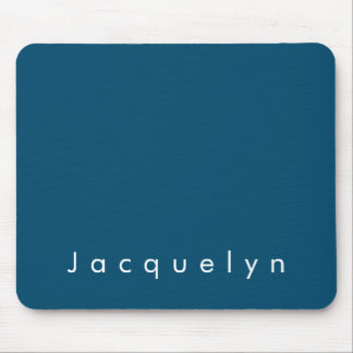 Tapis De Souris Ocean Blue Plain élégant moderne minimaliste Nom