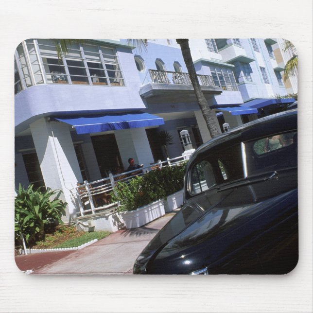 Tapis De Souris Ocean Drive, Miami Beach Floride (Devant)