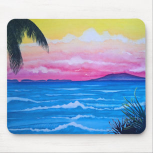 Tapis De Souris Océan du coucher du soleil
