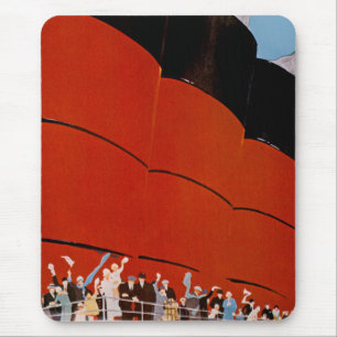 Tapis De Souris Ocean Liner Bon Voyage