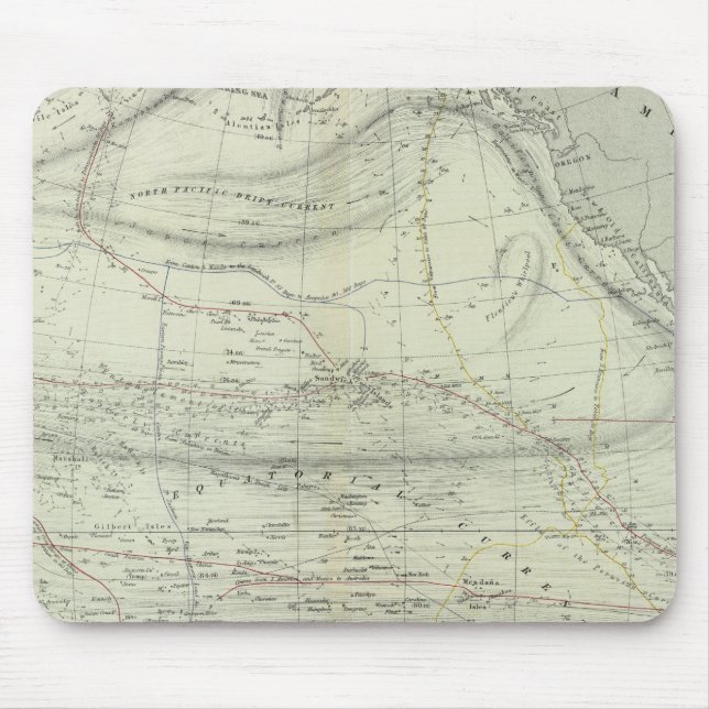 Tapis De Souris Océan Pacifique 4 (Devant)