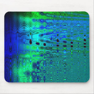 Tapis De Souris Ocean Waves Digital Abstrait