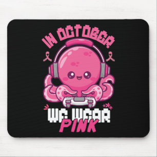 Tapis De Souris Octobre Nous Portons Pink Breast Cancer Jeu Enfant