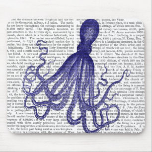 Tapis De Souris Octopus bleu 5