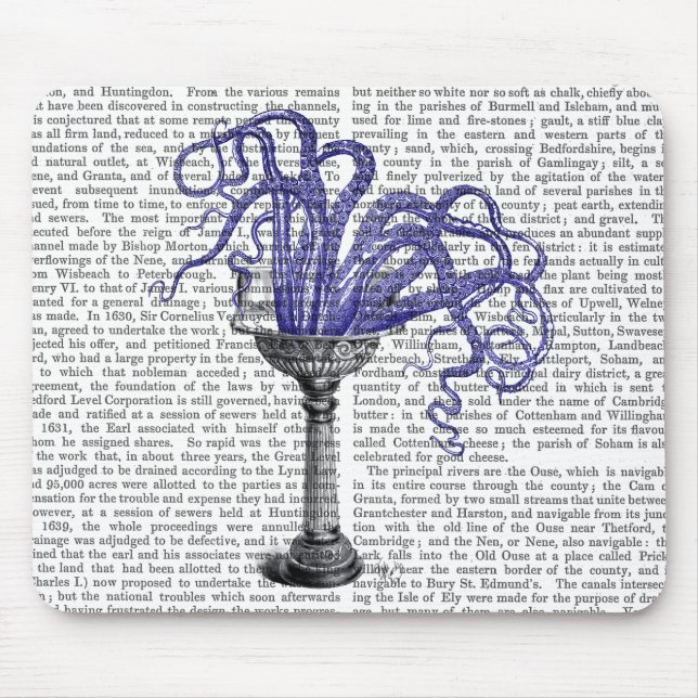 Tapis De Souris Octopus en évier (Devant)