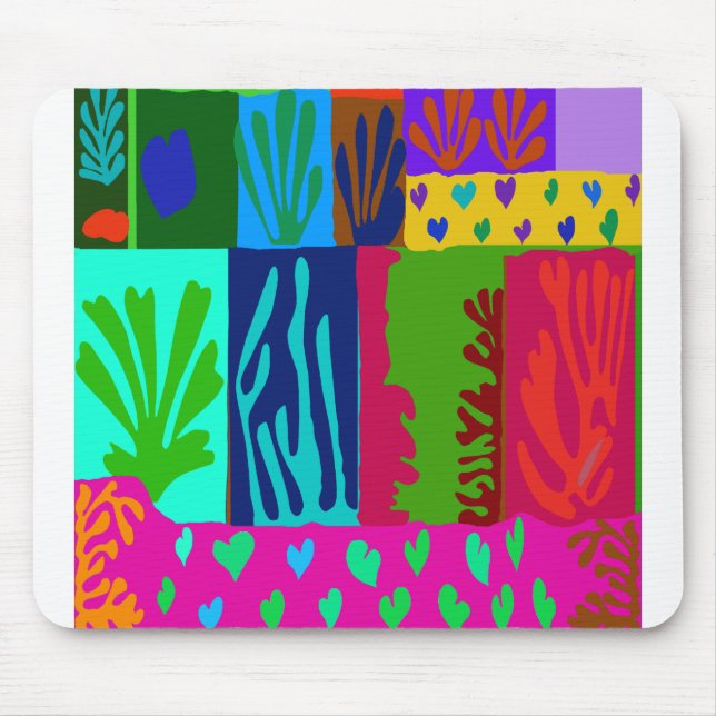 Tapis De Souris Ode to Matisse Collage (Devant)
